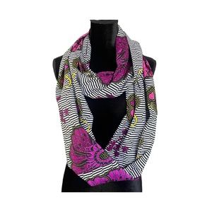 African Print Infinity Scarf and Head wrap